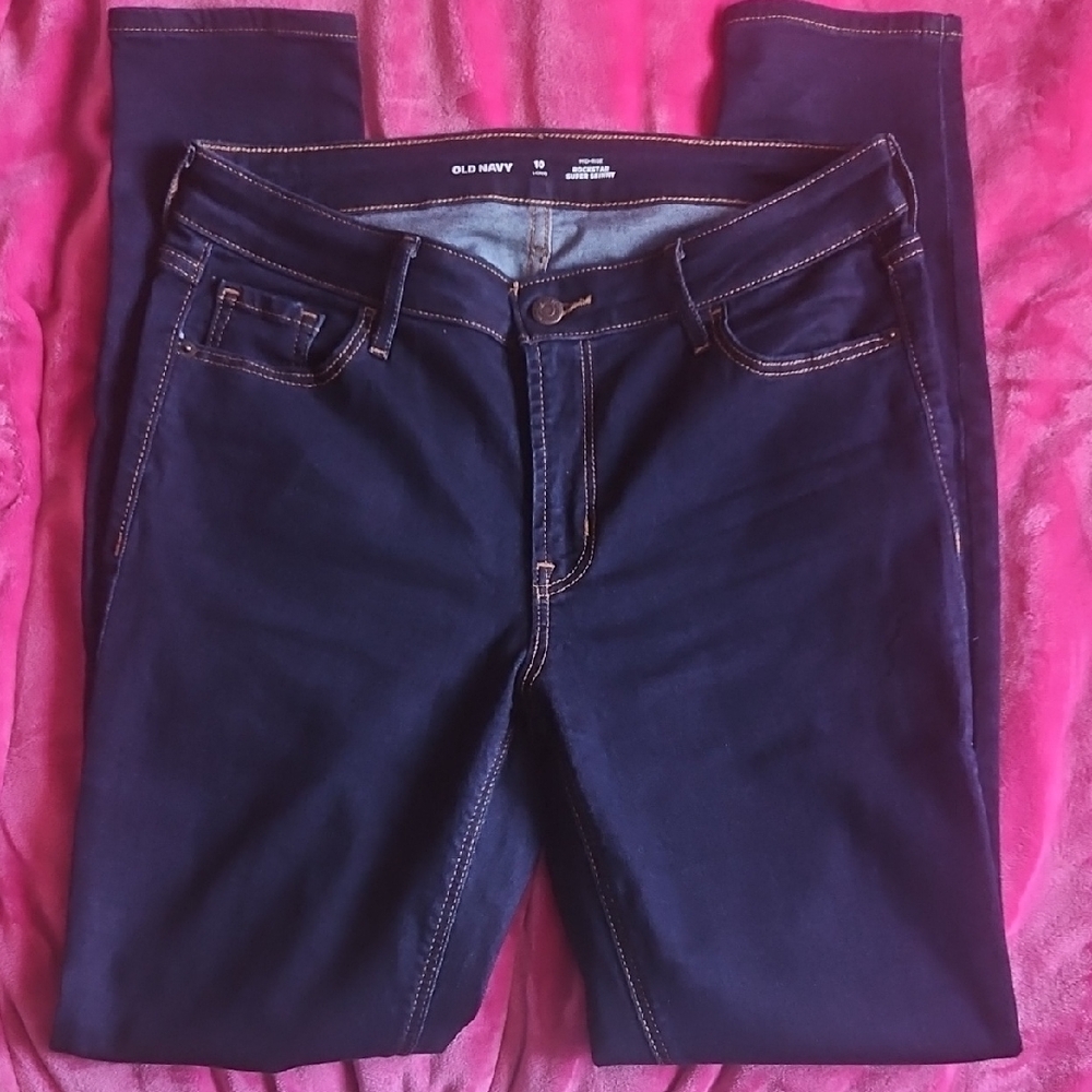 Old Navy Women's Navy Skinny Jeans
